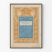 Vintage mindeplakat for Professor L. den Hartog