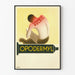 Vintage vægdekoration plakat Opodermyl solskoldning