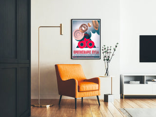 Vintage plakat Opothérapie Byla - Retro fransk vægdekoration
