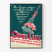 Vintage plakat Opti Lux - Dekorativ plakat med energibesparende lampe