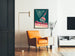 Vintage plakat Opti Lux - Dekorativ plakat med energibesparende lampe