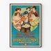 Vintage plakat med appelsiner og citroner med Stan Laurel