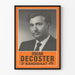 Vintage plakat Oscar Decoster 3. kandidat CVP
