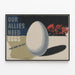 Plakat Vintage Our Allies Need Eggs Vægdekoration — indrammet kunstværk på væggen