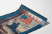 Vintage plakat Our Flag Is There med amerikansk flag