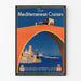 Vintage plakat Vores Middelhavskrydstogter - Vægdekoration rejser i Middelhavet