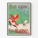 Vintage plakat Out Today Bearings til vægdekoration