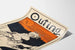 Vintage plakat af Outing Bicycle juni 1896