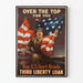 Vintage patriotisk plakat US tredje låneudstedelse Liberty Bonds