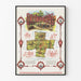 Vintage plakat Overvindingespil Kamp uden blod