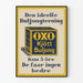 Vintage reklameplakat for Bouillon Oxo Kød