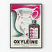 Vintage plakat af Oxyléine antiseptisk vægdekoration