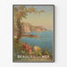 Vintage plakat af Beaulieu-sur-Mer mellem Nice og Monte-Carlo