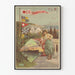 Gammel plakat PLM General Transatlantiske Selskab Alger vintage