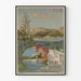 Vintage vægdekoration plakat Monaco Badesøer