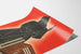 Vintage plakat fra Paillard med soldat og gammeldags radio