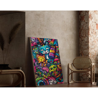 Pop Art plakat - Felin jungle