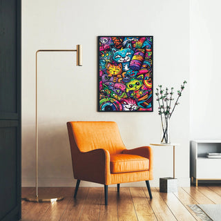 Pop Art plakat - Felin jungle