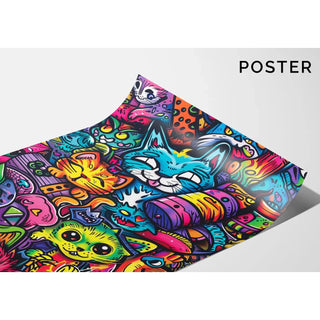 Pop Art plakat - Felin jungle