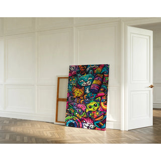Pop Art plakat - Felin jungle