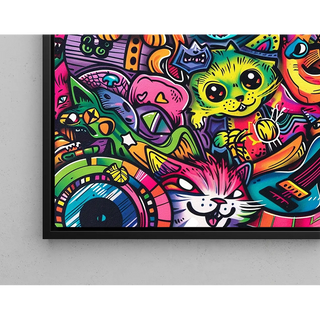 Pop Art plakat - Felin jungle