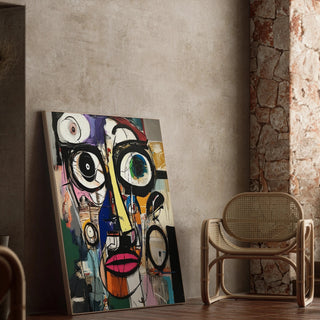 Tableau Street Art – Brudt Ansigt