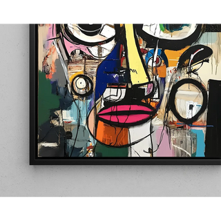 Tableau Street Art – Brudt Ansigt