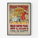 Vintage plakat af Palais du Roller Skating i Lwów - Retro vægdekoration