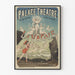Vintage plakat Palace-Theatre La Vague 15 Rue Blanche