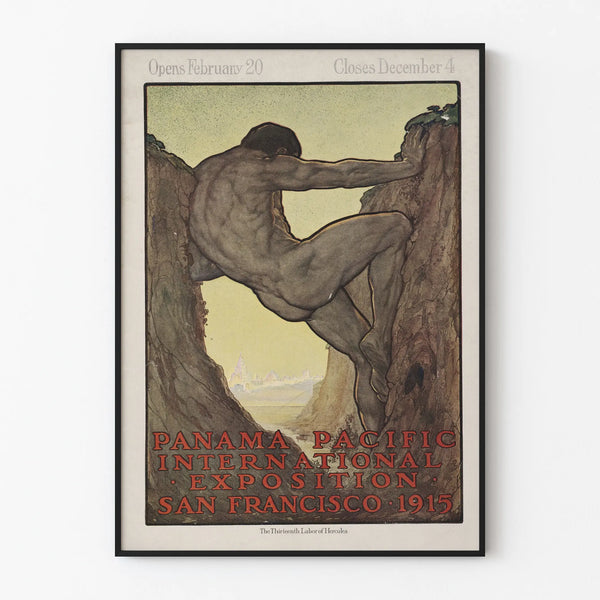 Vintage plakat af Panama Pacific International Exposition 1915 San Francisco