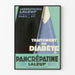 Vintage plakat for behandling af diabetes Pancreatinin Laleuf