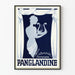 Vintage plakat Panglandine Harmonie Physique i blå