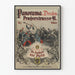 Vintage plakat Panorama i Dresden Pragerstrasse 41