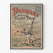 Vintage plakat Panorama Leipzig Krystall-Palast dampskib