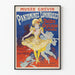 Vintage plakat af pantomimer med lys, Grévin Museum, optisk teater