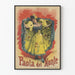 Vintage plakat af Paola del Monte – Farverig og elegant vægdekoration