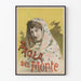 Vintage plakat af Paola del Monte - Kunstnerisk vægdekoration