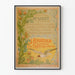 Dekorativ vintage plakat vægpapir Maison Livet