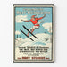Vintage plakat med ski Paramount Bray-Pictograph 1920'erne