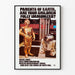 Vintage plakat af Star Wars vaccination for børn