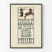 Dekorativ vintage plakat Passage Schussel Kunstgewerbe München