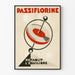Vintage plakat Passiflorine genopretter balancen - grafisk vægdekoration