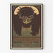 Vintage vægdekoration med plakat af Passionsspil Brixlegg 1913 i Tirol