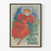 Vintage plakat Pastilles Géraudel kvinde med rød paraply
