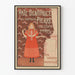 Vintage plakat af Tandpasta fra Dr. Pierre