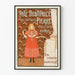 Vintage reklameplakat for Dr. Pierre's tandpasta