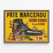 Plakat vintage Pâte Marcerou Creme-Cirage til voks — indrammet kunstværk på væggen