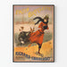 Vintage plakat Patin-Bicyklen Richard-Choubersky til vægdekoration