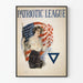 Vintage plakat Patriotic League - Amerikansk vægdekoration