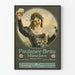 Vintage plakat af Paulaner-Bräu München øl - Retro vægdekoration
